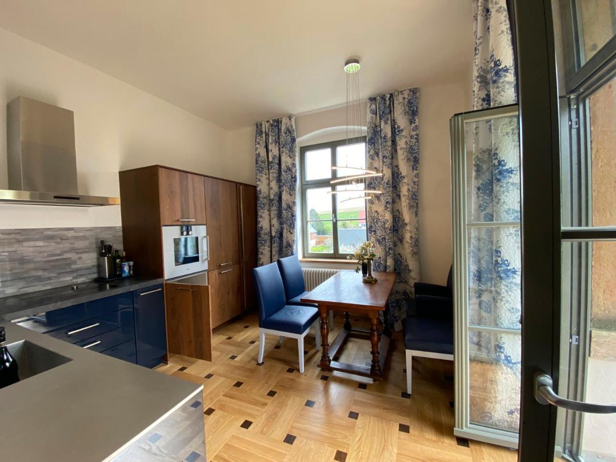 Appartement Altes Pfarrhaus à Papstdorf Extérieur photo