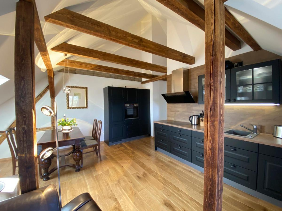 Appartement Altes Pfarrhaus à Papstdorf Extérieur photo